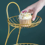 Fruit Basket Multi-Tier Perforated Metal for Airflow