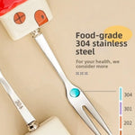 Fruit Bowl Ceramic Duck Design With Stainless Steel Fork
