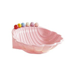 Fruit Bowl Ceramic Shell-Inspired Design Compact Size