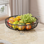Fruit Bowl Stand Tiered Ventilated Wire Space-Saving