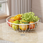 Fruit Bowl Stand Tiered Ventilated Wire Space-Saving