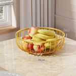 Fruit Bowl Stand Tiered Ventilated Wire Space-Saving
