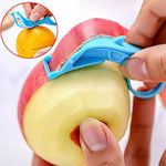 Fruit Peeler Ring Stainless Steel Blade Finger Grip BPA-Free