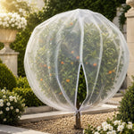 Fruit Protection Bag Breathable Mesh Drawstring & Zipper Closure
