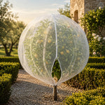 Fruit Protection Bag Breathable Mesh Drawstring & Zipper Closure