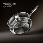Frying Pan Hammered Titanium Naturally Nonstick PFAS-Free & PTFE-Free