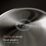 Frying Pan Hammered Titanium Naturally Nonstick PFAS-Free & PTFE-Free