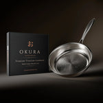 Frying Pan Hammered Titanium Naturally Nonstick PFAS-Free & PTFE-Free