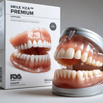 Full Denture Set Moldable Custom-Fit Upper and Lower