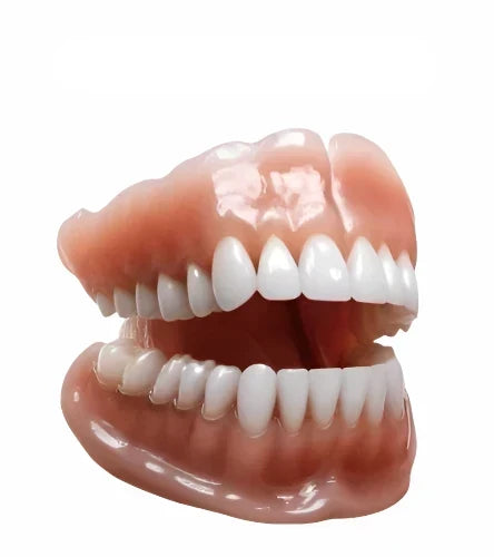 Full Denture Set Moldable Custom-Fit Upper and Lower