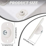 Furniture Rollers Self-Adhesive 360° Swivel Set of 8