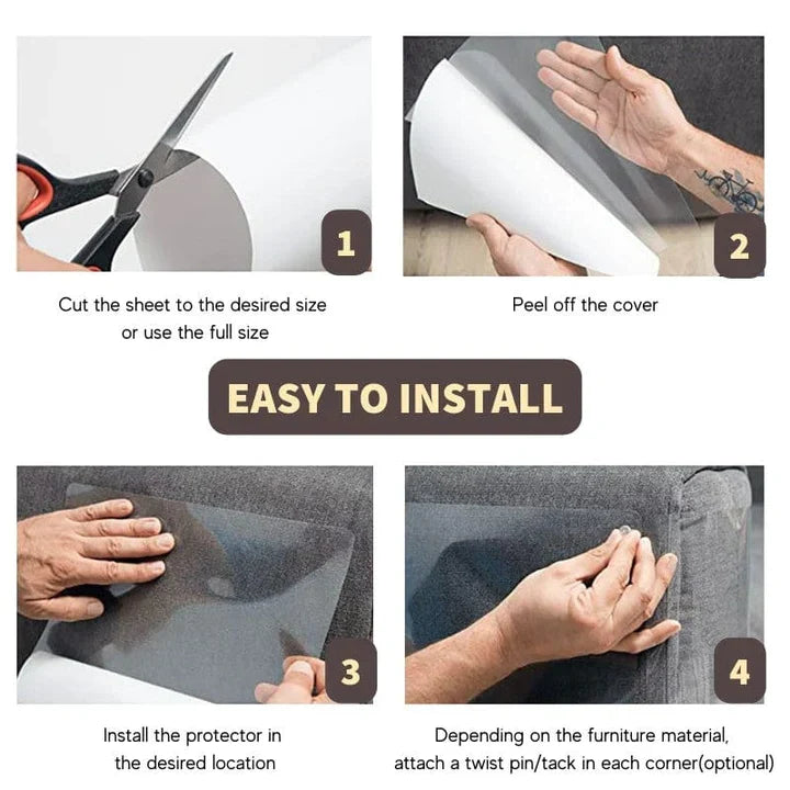 Furniture Scratch Protector Transparent Self-Adhesive