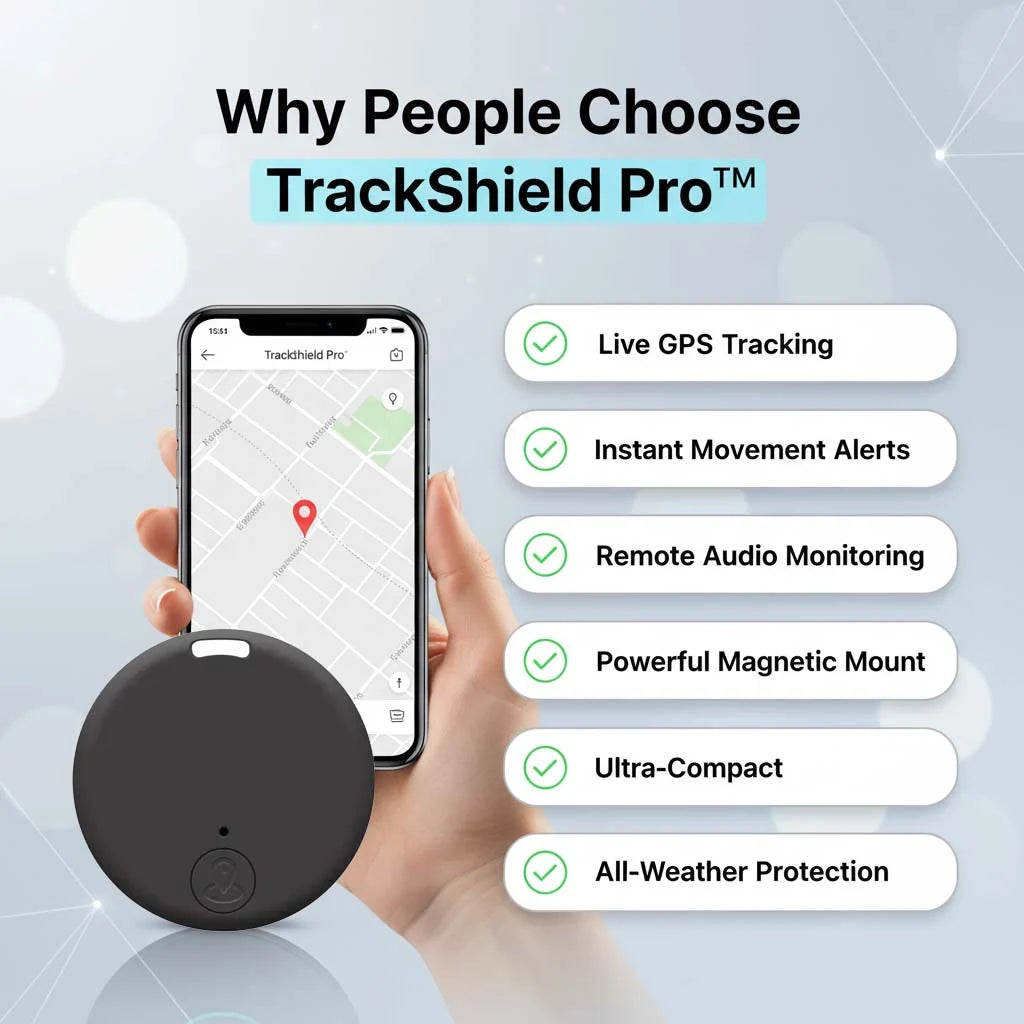 GPS Tracker Magnetic Real-Time Location & Motion Alerts