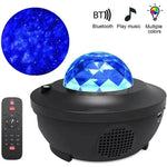 Galaxy Projector Starry Sky & Ocean Wave Bluetooth Speaker