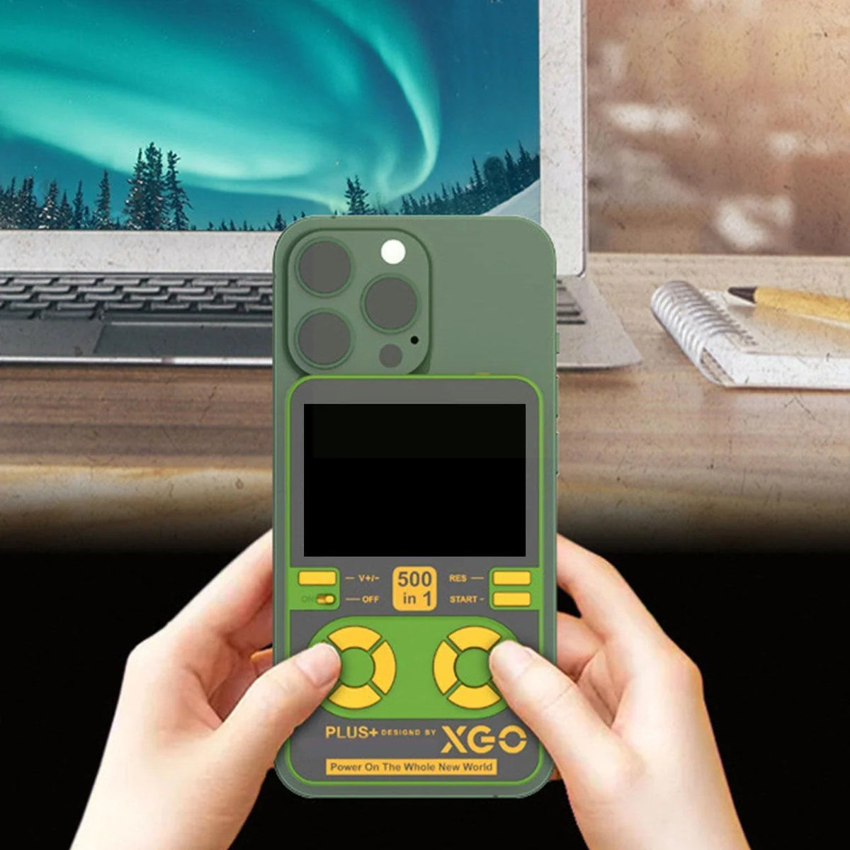 Game Console Power Bank 500 Built-In Games Magnetic Charging