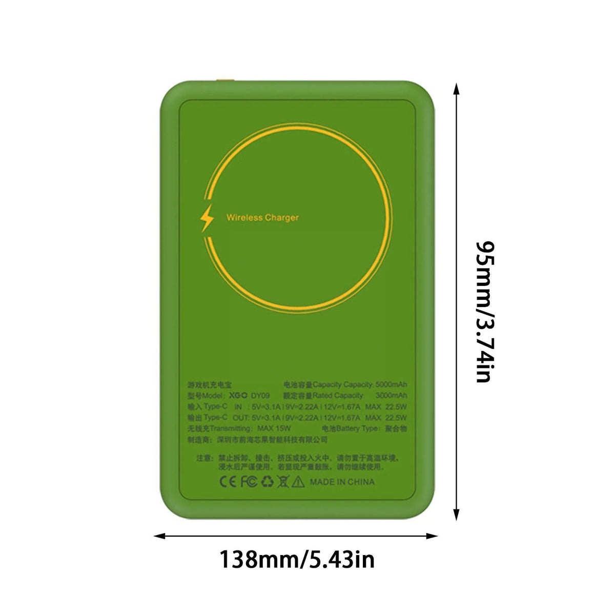 Game Console Power Bank 500 Built-In Games Magnetic Charging