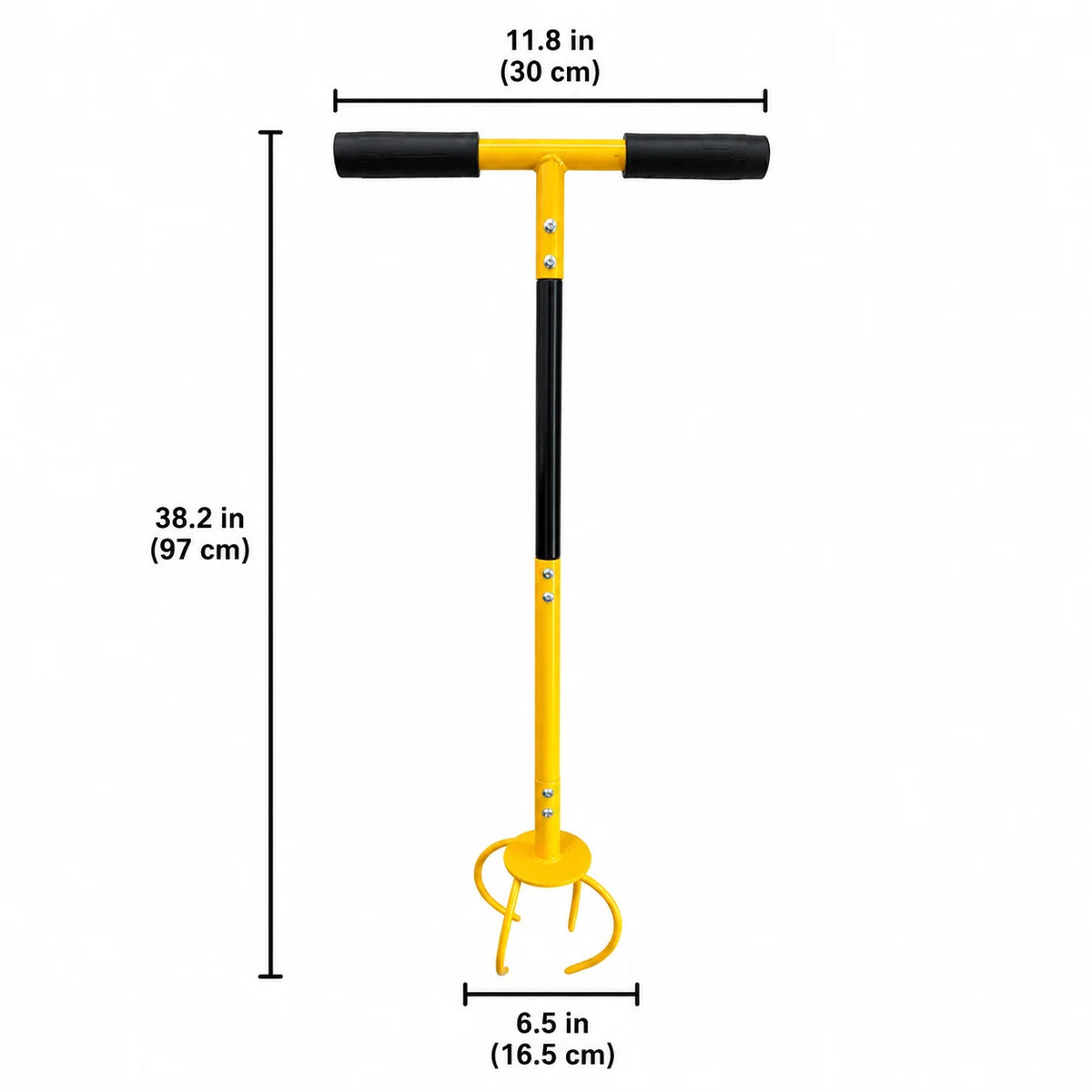 Garden Cultivator Steel Tines Detachable Twist Design
