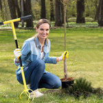 Garden Cultivator Steel Tines Detachable Twist Design