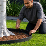 Garden Edging Border Flexible No-Dig With 30 Stakes