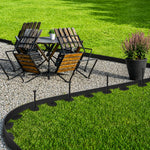 Garden Edging Border Flexible No-Dig With 30 Stakes