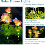 Garden Flower Stake Solar-Powered Automatic LED Lighting