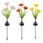 Garden Flower Stake Solar-Powered Automatic LED Lighting
