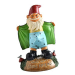 Garden Gnome Statue Resin Engraved Base