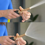 Garden Hose Stainless Steel Kink-Free Brass Fittings