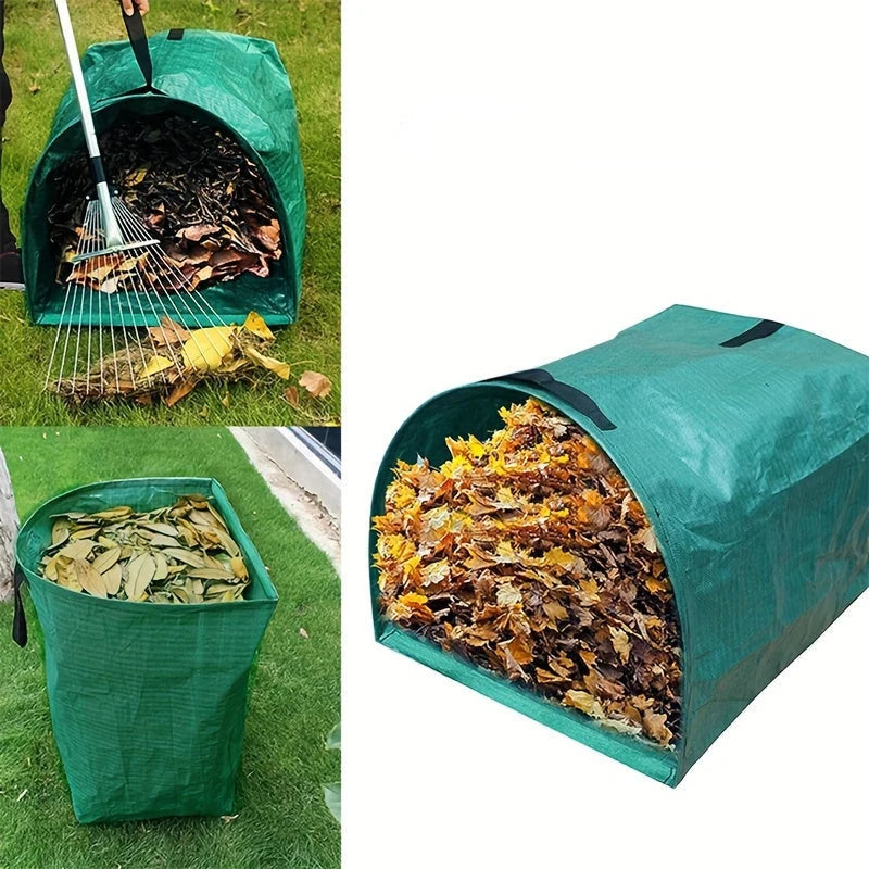 Garden Leaf Bag 53-Gallon Heavy-Duty Reinforced Handles