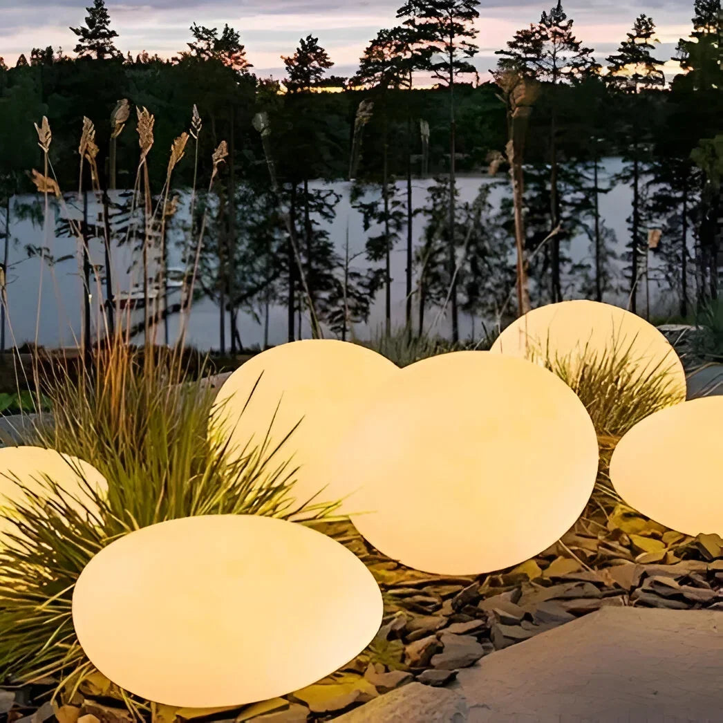 Garden Light Cobblestone Design Color-Changing LED Weatherproof