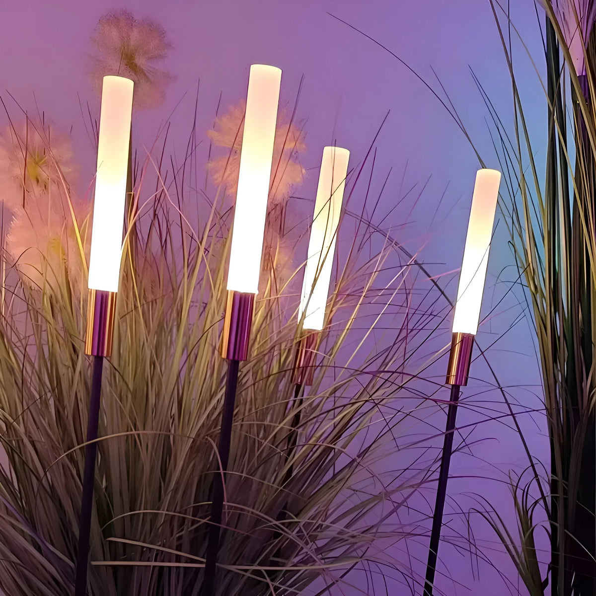 Garden Light LED Metal & Acrylic Solar-Powered Option