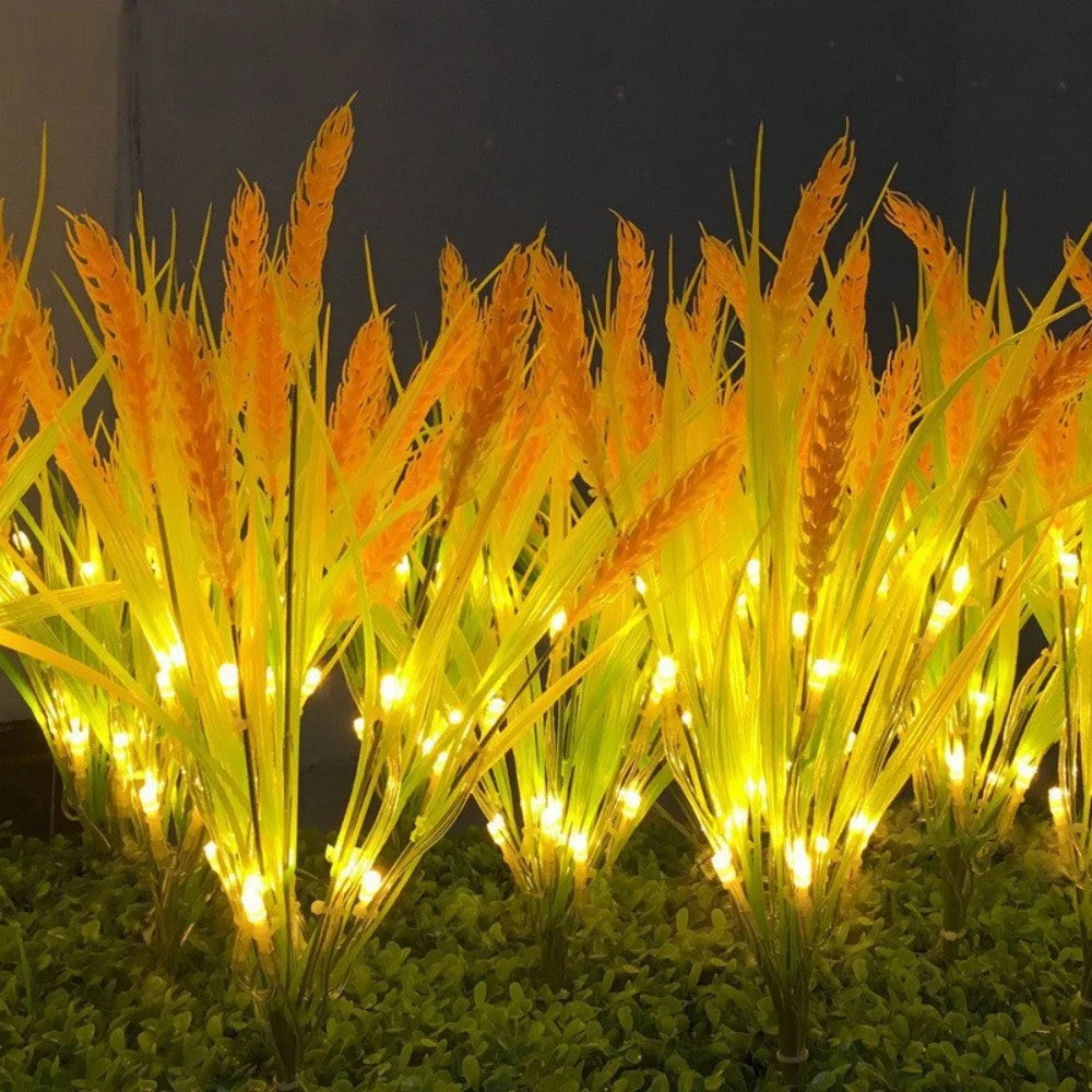 Garden Light Solar Powered Seven-Head Warm Glow
