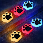 Garden Lights Paw Print Solar-Powered Weather-Resistant