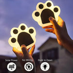 Garden Lights Paw Print Solar-Powered Weather-Resistant