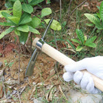 Garden Mattock Pick Double-Headed Stainless Steel Wood Handle