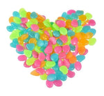 Garden Pebbles Glow-in-the-Dark Sunlight-Charged Resin