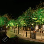 Garden Projector Red & Green LED Weatherproof 5m Range