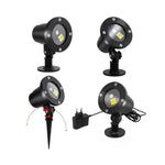 Garden Projector Red & Green LED Weatherproof 5m Range