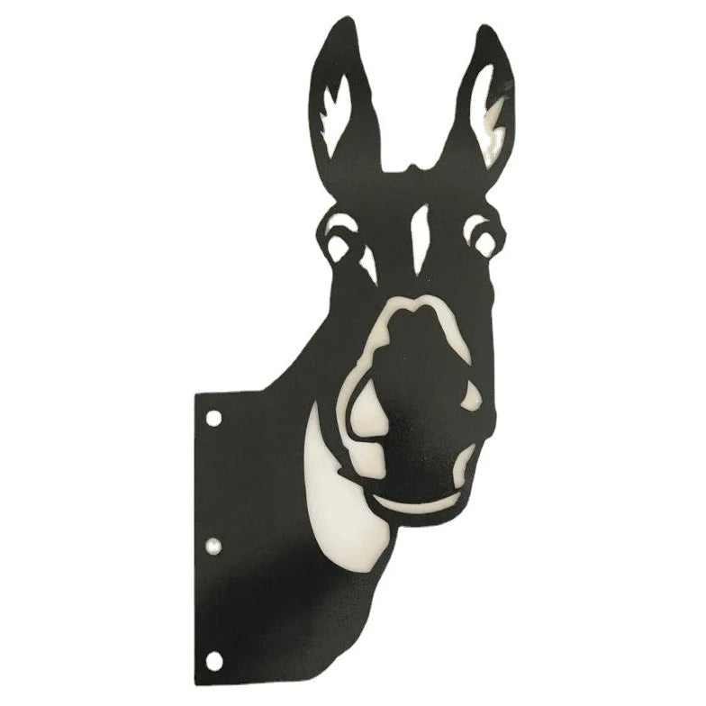 Garden Sculpture Metal Rust-Proof Peeking Animal Design