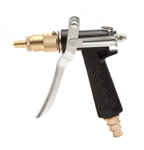 Garden Spray Gun High-Pressure Adjustable Nozzle Ergonomic Trigger Lock