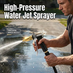 Garden Spray Gun High-Pressure Adjustable Nozzle Ergonomic Trigger Lock