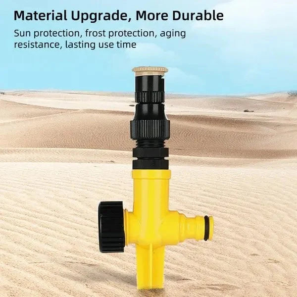 Garden Sprinkler 360° Rotation Adjustable Spray Ground Spike