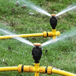 Garden Sprinkler 360° Rotation Adjustable Spray Ground Spike