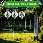 Garden Sprinkler Adjustable 360° Rotating Stainless Steel