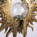 Garden Stake Light Solar-Powered Patterned Projection Iron