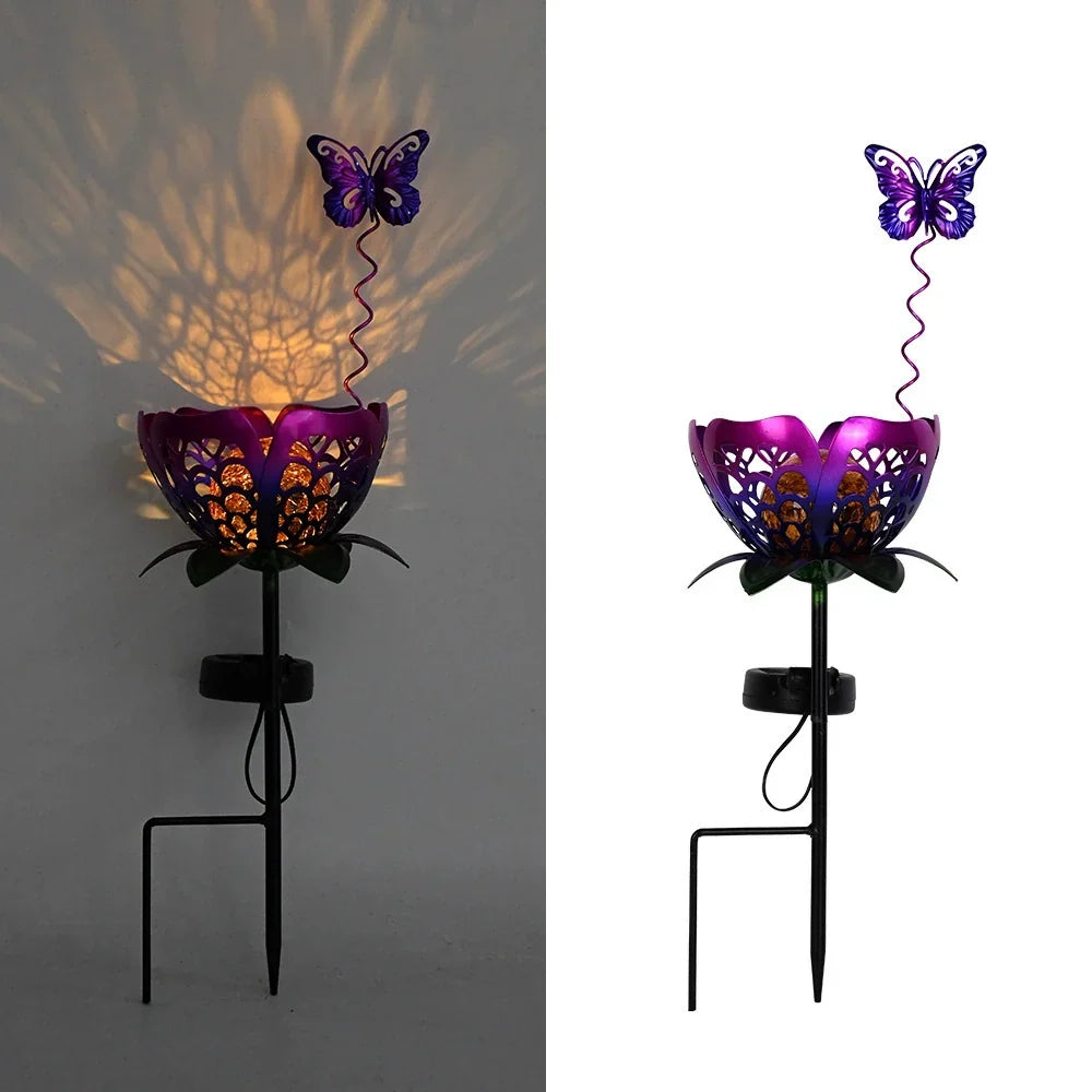 Garden Stake Light Solar-Powered Sunflower Projection