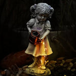 Garden Statue Solar LED Automatic Dusk Lighting