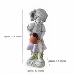 Garden Statue Solar LED Automatic Dusk Lighting