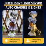 Garden Statue Solar LED Automatic Dusk Lighting