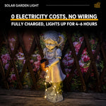Garden Statue Solar LED Automatic Dusk Lighting